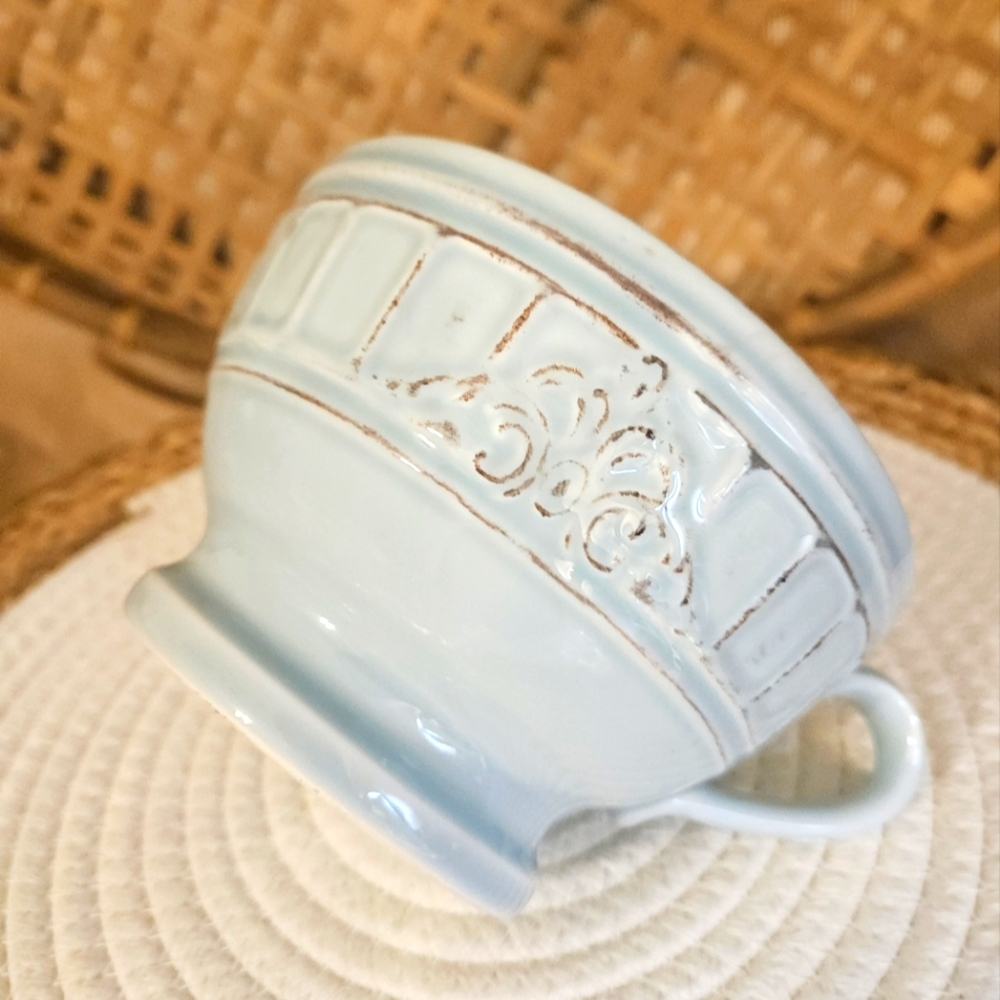 Batalha Blue by Matceram Aqua 3.25" X 5.5" Discountinued Jumbo Mug Bowl